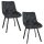 AKORD SJ.33 Bársony Steppelt Étkezőszék Fekete
