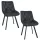 AKORD SJ.33 Bársony Steppelt Étkezőszék Fekete