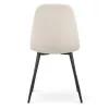 AKORD LUMO Kárpitozott Szék Bársony Bézs Fekete Lábakkal