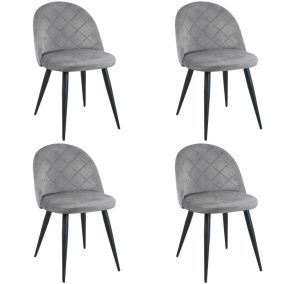 4x Sj.077 Szürke Szék