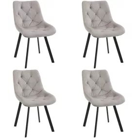 AKORD SJ.33 Bársony Tűzött Étkezőszék Bézs