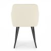 AKORD DIAMANTE kárpitozott szék welúr krém fekete lábak