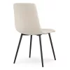 AKORD LIVO Étkezőszék Welur Bézs Fekete Lábakkal 4 db-os Szett