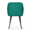 AKORD LUXANO Kárpitozott Szék Welúr Palackzöld Fekete Lábakkal 4 db