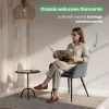 AKORD Furniture Factory DIAMANTE kárpitozott szék welur sötétszürke fekete lábakkal 6 db-os szett