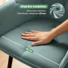 AKORD DIAMANTE kárpitozott szék welur türkiz fekete lábakkal 6 db-os szett