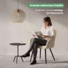 AKORD Furniture Factory ESTELLE étkezőszék welúr bézs fekete lábakkal 6 db-os szett