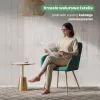 AKORD Furniture Factory ESTELLE kárpitozott szék welur butelkazöld arany lábakkal