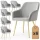 AKORD Furniture Factory ESTELLE étkezőszék welúr szürke arany lábakkal 6 db-os szett