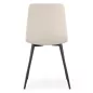   AKORD MILO pikowane étkezőszék welur bézs fekete lábakkal 6 db-os szett