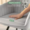 AKORD TURNO Forgószék Welur Szürke Fekete Lábakkal 6 db-os Szett
