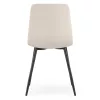 AKORD NERO Étkezőszék Welúr Bézs Fekete Lábakkal 8 db-os Szett