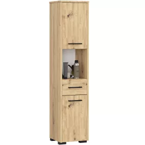 AKORD FIN Artisan Tölgy Fürdőszobai Állószekrény 140cm
