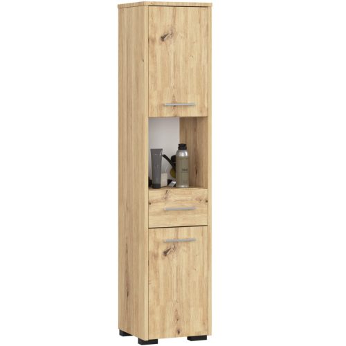 AKORD FIN Artisan Tölgy Fürdőszobai Állószekrény 140cm