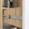 AKORD FIN Fürdőszobai Álló Szekrény Artisan Tölgy-Fehér 140cm