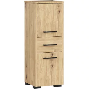 AKORD FIN Fürdőszobai Oszlopszekrény Artisan Tölgy 85cm