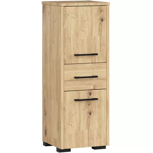AKORD FIN Fürdőszobai Oszlopszekrény Artisan Tölgy 85cm