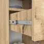 AKORD FIN Fürdőszobai Oszlopszekrény Artisan Tölgy 85cm