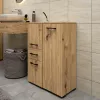 AKORD FIN Fürdőszobai Oszlopszekrény Artisan Tölgy 85cm