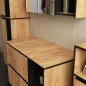 AKORD VAMI Fali Fürdőszobabútor Szett Craft Tölgy/Fekete