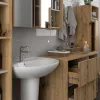 AKORD VAMI Fali Fürdőszobabútor Szett Artisan Tölgy/Kasmír