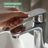 AKORD SOLARI Alacsony Mosdócsap Rozsdamentes Acél Króm