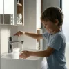 AKORD SOLARI Alacsony Mosdócsap Rozsdamentes Acél Króm
