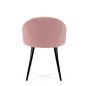 AKORD SJ.077 Steppelt Bársony Étkezőszék Rózsaszín