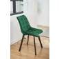 AKORD SJ.28 Welur Étkezőszék Palackzöld