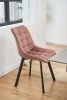 AKORD SJ.28 Púderrózsaszín Velúr Étkezőszék Steppelt Kárpitozással