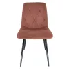 AKORD SJ.3 Bársony Étkezőszék Púderrózsaszín Steppelt