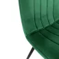 AKORD SJ.9 Pikírozott Velúr Étkezőszék Palackzöld