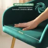 AKORD Furniture Factory ESTELLE kárpitozott szék welúr palackzöld arany lábakkal