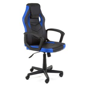   Furniture 4 Gamers FG-19 Gamer Szék Műbőr Fekete-Kék Ergonomikus