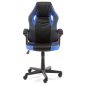   Furniture 4 Gamers FG-19 Gamer Szék Műbőr Fekete-Kék Ergonomikus