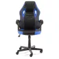   Furniture 4 Gamers FG-19 Gamer Szék Műbőr Fekete-Kék Ergonomikus