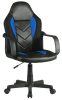 F4G FG-C18 Gamer Szék Műbőr Fekete-Kék Junior