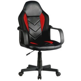   Furniture 4 Gamers FG-C18 Junior Gamer Szék Műbőr Fekete-Piros