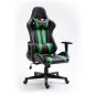   Furniture 4 Gamers FG33 Gamer Szék Műbőr Fekete-Zöld Ergonomikus