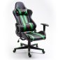   Furniture 4 Gamers FG33 Gamer Szék Műbőr Fekete-Zöld Ergonomikus