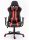 Furniture 4 Gamers FG33 Gamer Szék Műbőr Fekete-Piros Ergonomikus
