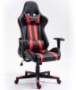 Furniture 4 Gamers FG33 Gamer Szék Műbőr Fekete-Piros Ergonomikus