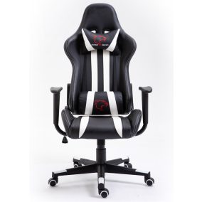 F4G FG33 Gamer Szék Fekete-Fehér Ergonomikus