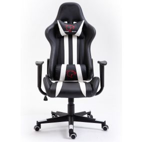 F4G FG33 Gamer Szék Fekete-Fehér Ergonomikus