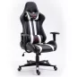 F4G FG33 Gamer Szék Fekete-Fehér Ergonomikus