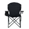 AKORD FOTYN Összecsukható Kemping Szék Fekete-Szürke Oxford Szövettel