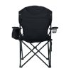 AKORD FOTYN Összecsukható Kemping Szék Fekete-Szürke Oxford Szövettel
