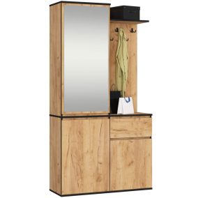 AKORD Entro Előszoba Szekrény Craft Tölgy