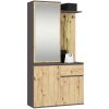 AKORD Entro Előszobai Szekrénysor Grafitszürke/Artisan Tölgy