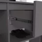   AKORD Entro Előszoba Szekrényrendszer Grafit Szürke Tükörrel